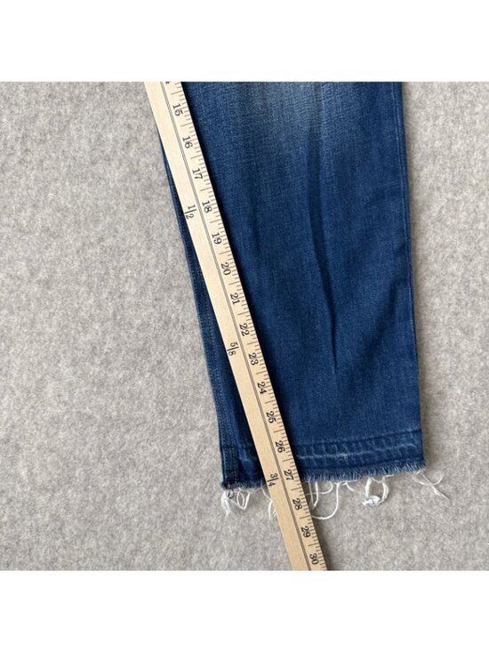 Rag & Bone Ex Boyfriend Jeans Womens 31 Doris Wash Distressed Raw Hem - Picture 9 of 14